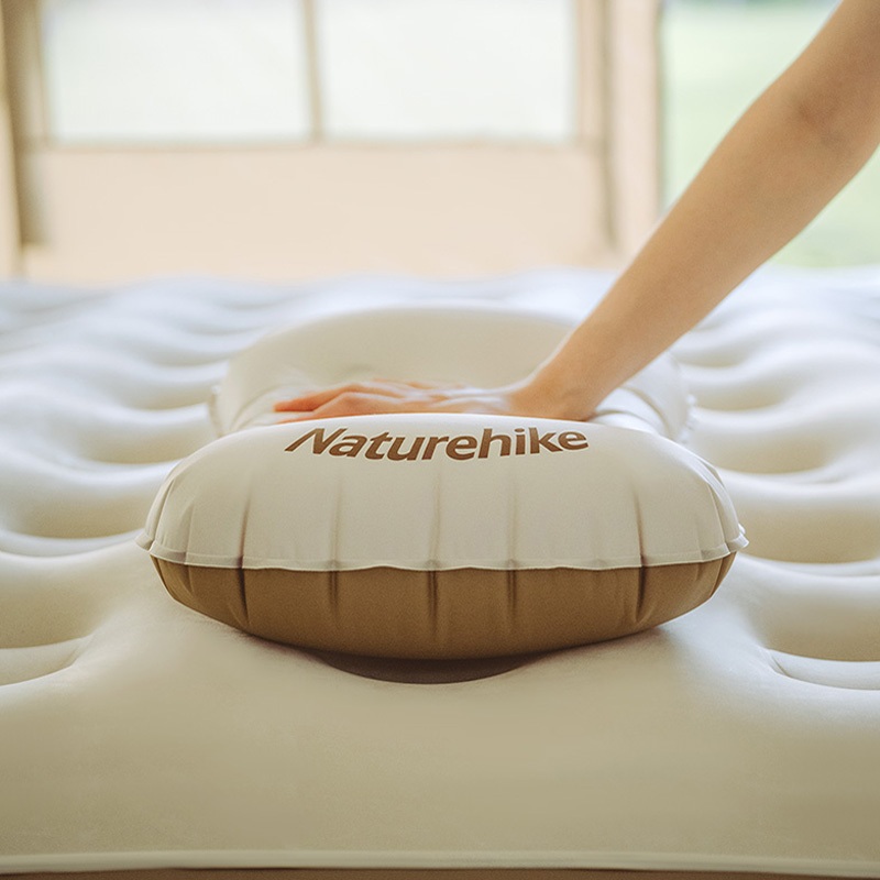 Naturehike Inflatable หมอนแบบพกพา TPU Polyseter Inflatable Camping หมอน Mini Travel Air หมอนรองคอสําหรับ Sleeping Rest ผ่อนคลาย CNK2350JJ012/NH17T013-Z ราคา ถูกที่สุด ดีลบีเคเค แกลเลอรีภาพที่ 8