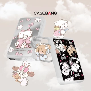 [CCC] CASEBANG Power Bank 10000mAh แบตสำรอง มีสาย Type-C ชาร์จเร็ว พกพา 210g สำหรับ iPhone 15-17