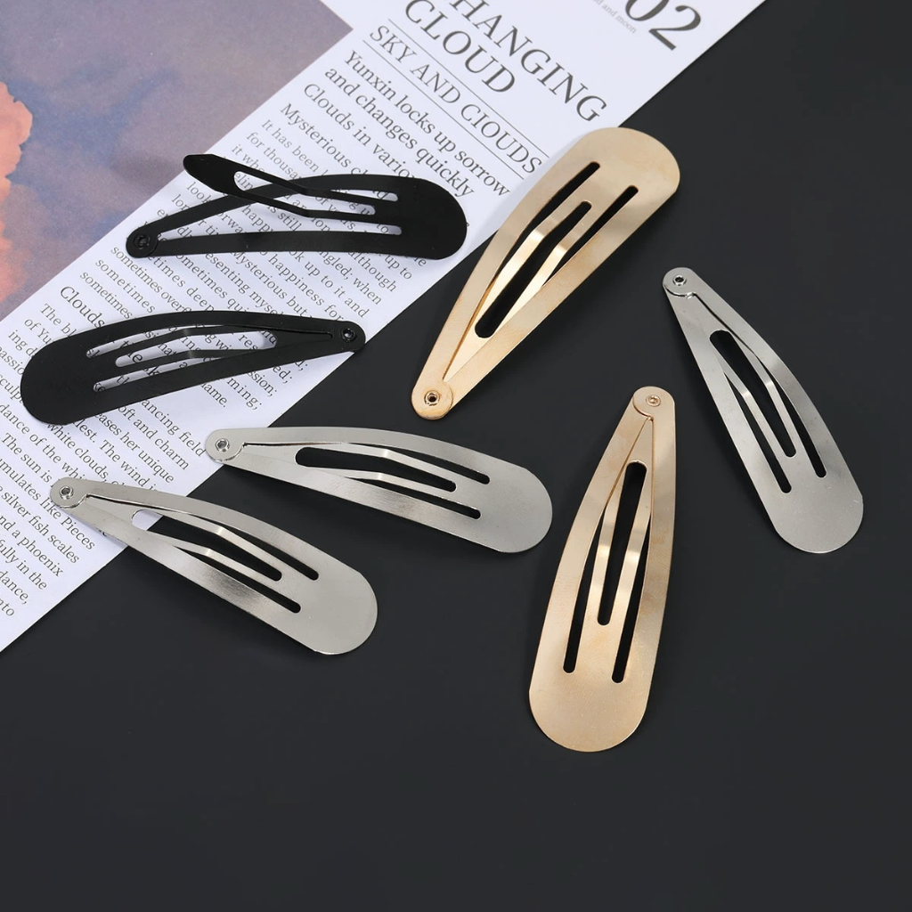 50 ชิ้น 3-8 ซม. คลาสสิกสีดำหยดคลิปผม BB คลิป diy อุปกรณ์เสริมผม