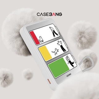 [CCC] CASEBANG Power Bank 10000mAh แบตสำรอง มีสาย Type-C ชาร์จเร็ว พกพา 210g สำหรับ iPhone 15-17