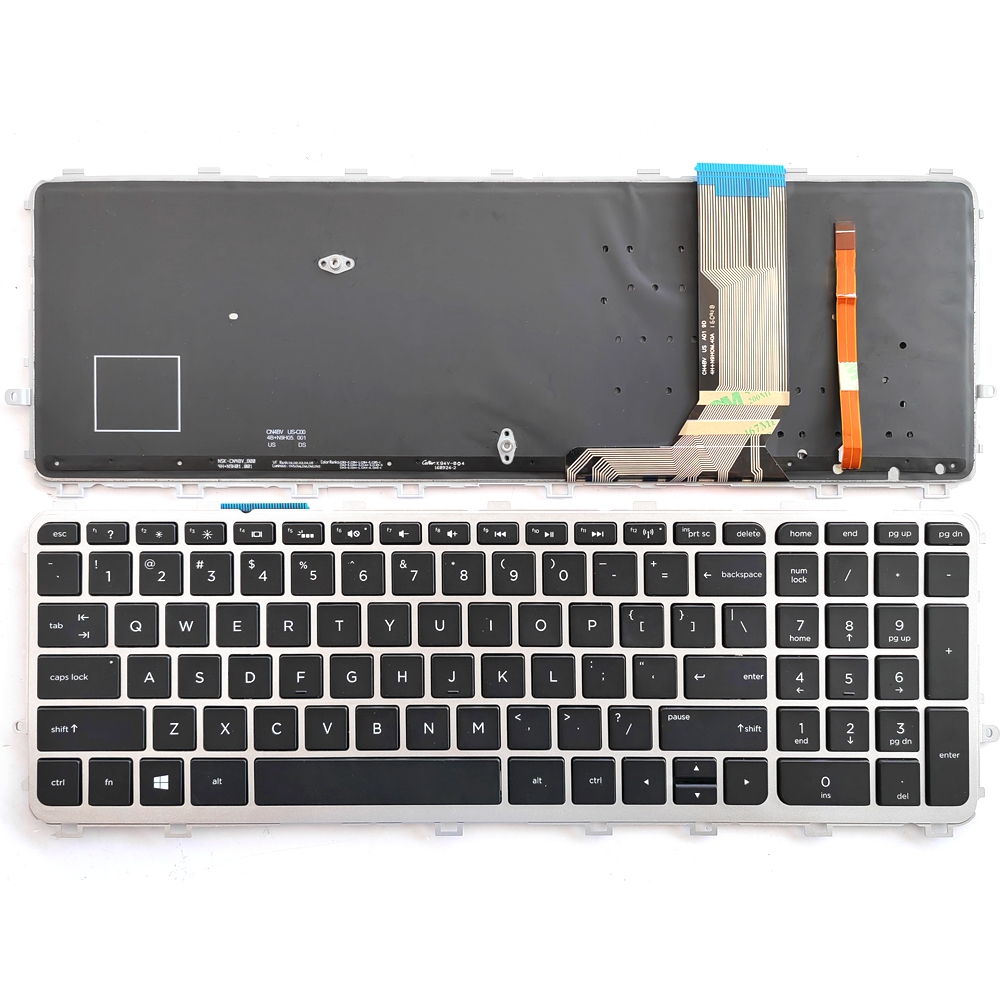สําหรับ HP Envy 15 15-j 15-q Envy 17 17-j m6-n m7-j TPN-I110 TPN-I111 TPN-I112 แป้นพิมพ์แล็ปท็อป