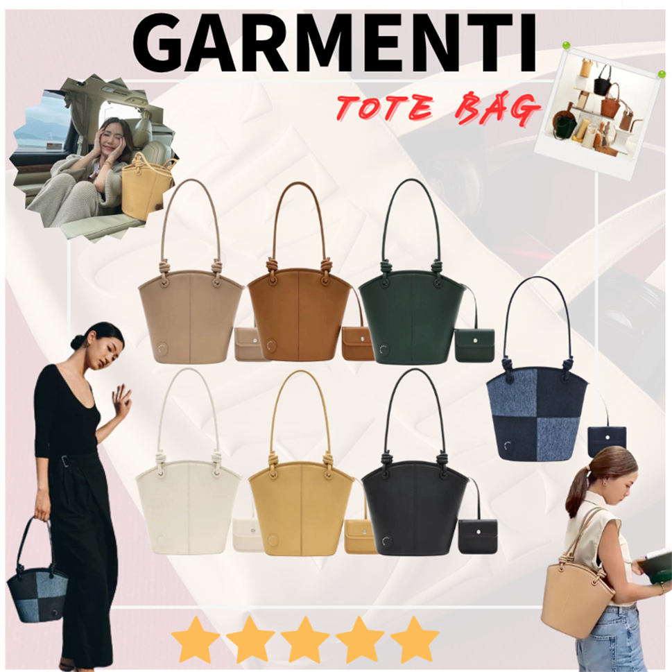 สินค้าพร้อมส่ง Garmenti Daily Tote Bag แท้💯Garmenti Bucket กระเป๋า กระเป๋าทรงถัง Shoulder Bag