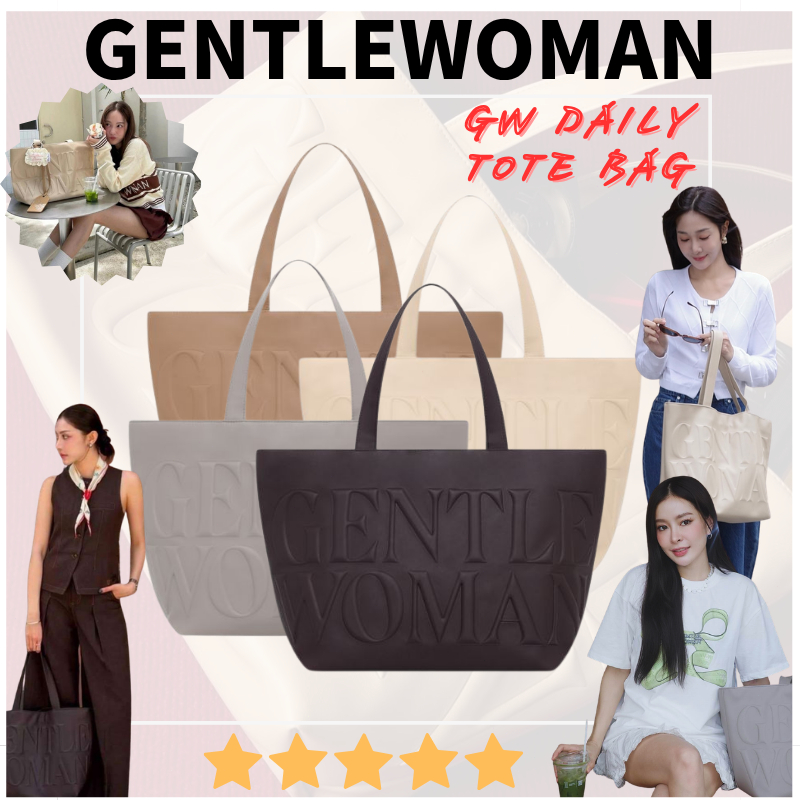 ของแท้ 💯GW DAILY TOTE BAG Canvas Tote Bag กระเป๋าผ้า กระเป๋าแบรนด์ไทย กระเป๋า 4 shades