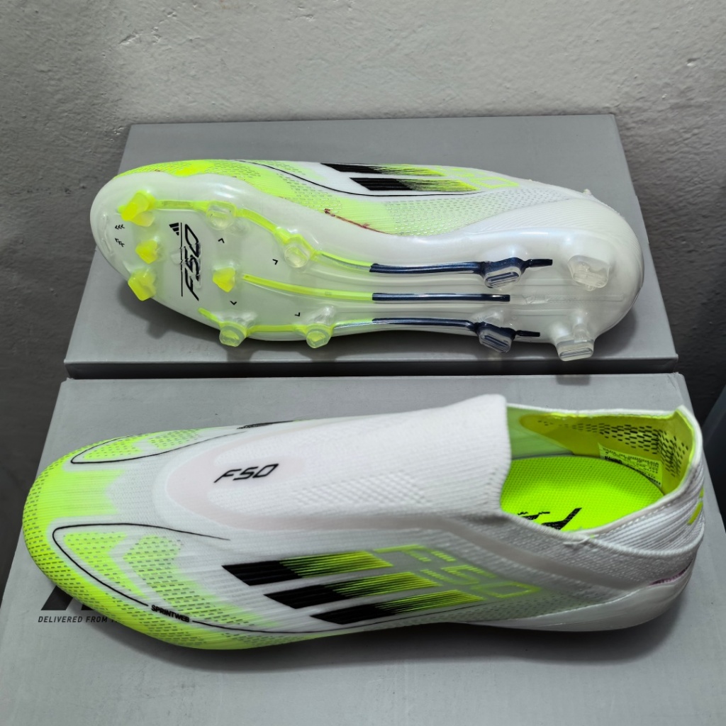 F50 Elite FG Yamal Laceless รองเท้าฟุตบอล กันลื่นและทนทาน สำหรับเล่นฟุตบอล