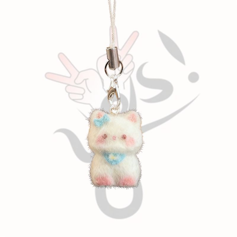 Cute mini cat keychain, mini pendant