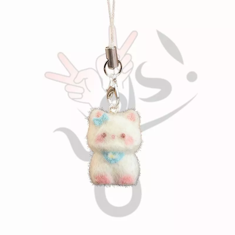 Cute mini cat keychain, mini pendant