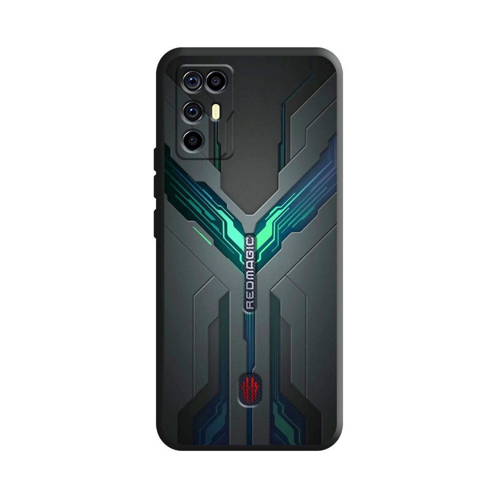 สําหรับ Red Magic 6R กรณี NX666J HD ทาสี Soft TPU Fundas สําหรับ Nubia Red Magic 6R ฝาครอบโทรศัพท์