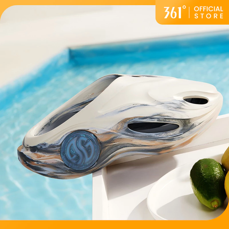 361 Degrees Whale 2 AG รองเท้าแตะบาส แยกส่วนได้ ก้นนุ่ม ยืดหยุ่น กลิ่นไม่เกิด ผ่อนคลายหลังเล่นบาส แอรอน กอร์ดอน สไตล์เท่ 672421103