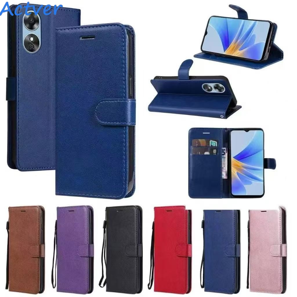 ⚡️ส่งจากไทย⚡️Xunte4เคสฝาพับ ล็อค สำหรับ A6S A6C A6T A6 A6X A6Pro A5i A5 A5X A5Pro A3 A3pro A3X A60 A18 A38 A17 A17K A16 A31 A53 A58 4G A77 5G A77S เคสมีแม่เหล็ก