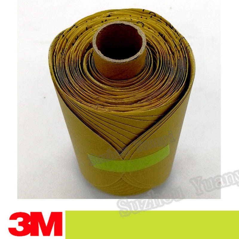 3M 3M 216U Stik Gold 3M Gold Paper Disc Roll 5 นิ้ว Self-กาวสนับสนุน 3M216U