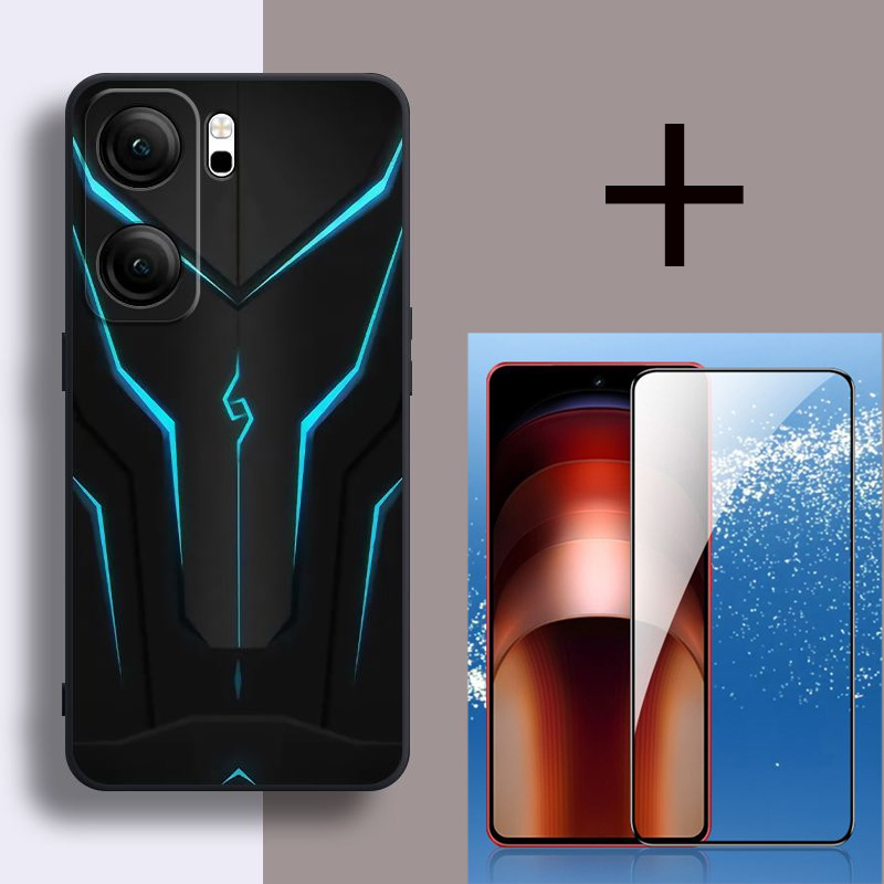 Anti-Drop สําหรับ iQOO Neo 10 Pro + Soft TPU ซิลิโคนปกหลังสําหรับ Vivo iQOO Neo 10S Pro Plus Capas i