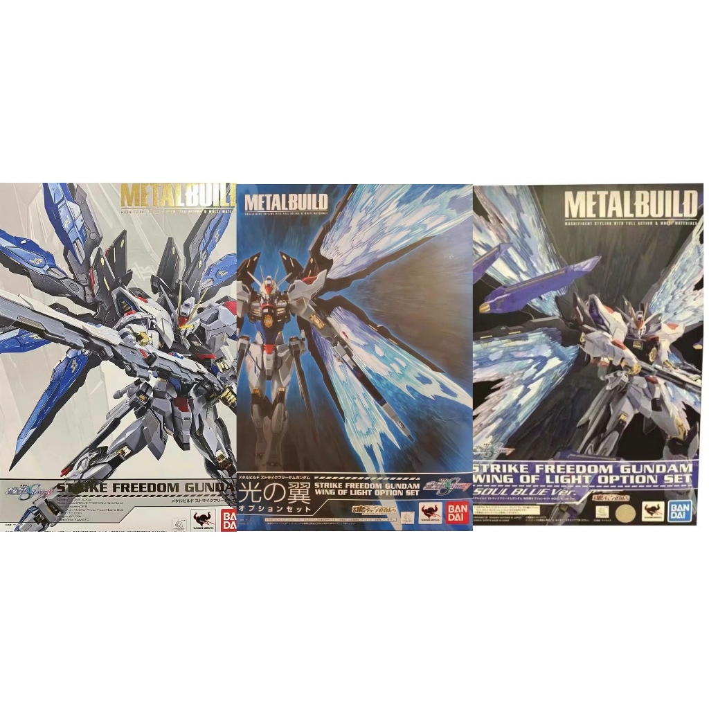 BANDAI MB METAL BUILD FREEDOM GUNDAM STRIKE FREEDOM FIGHTER WING OF LIGHT OPTION SET WING OF LIGHT O