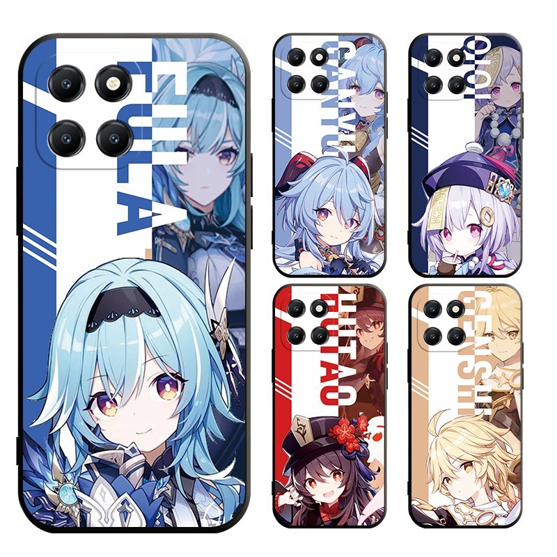 Honor X8A X8B X8 X7A X7C X7B X5B X5B plus X6A X6B 4G 5G Plus Genshin Impac hu tao Casing Soft Case C