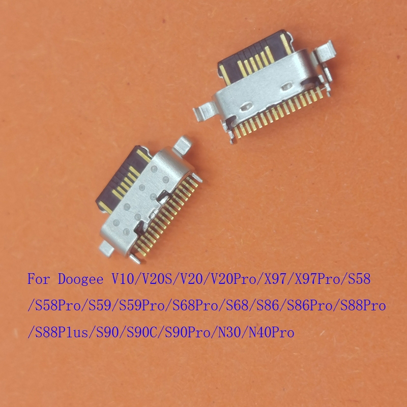 5-30 ชิ้นปลั๊กขั้วต่อ USB สําหรับ Doogee N30 S58 S86 N40 Pro X97 S90 S90C S68 S88 S59 V10 V20S V20 C