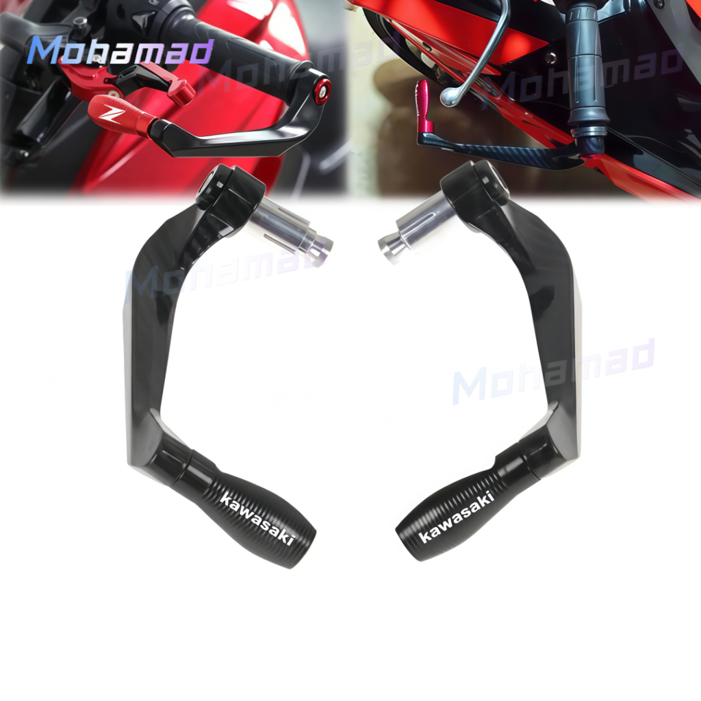 7/8 "22mm รถจักรยานยนต์ CNC คลัทช์เบรค Levers Protector สําหรับ Kawasaki Z400 Z650 Z750 Z800 Z900 Z1