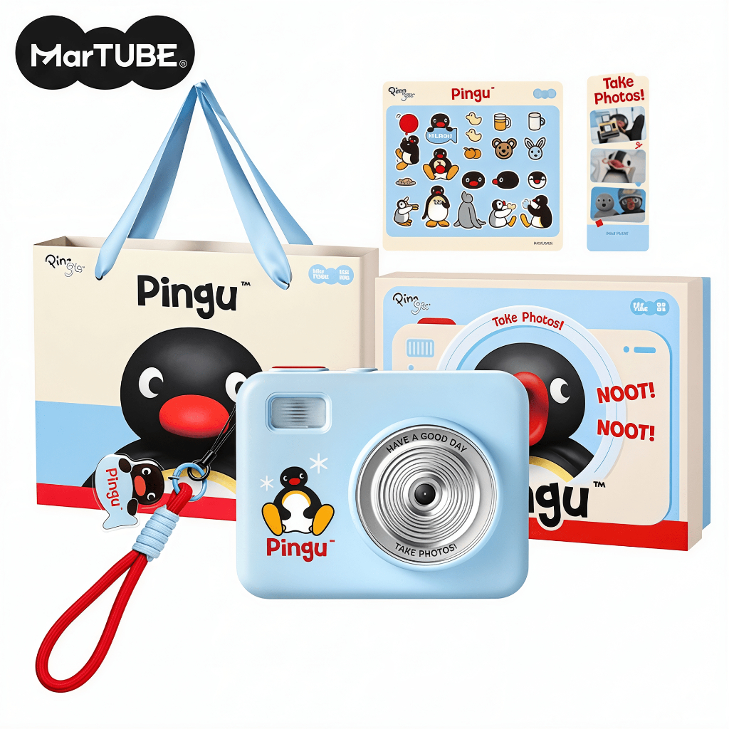 MarTUBE Pingu CCD Digital Camera(No Card Reader or Memory Card）กล้อง