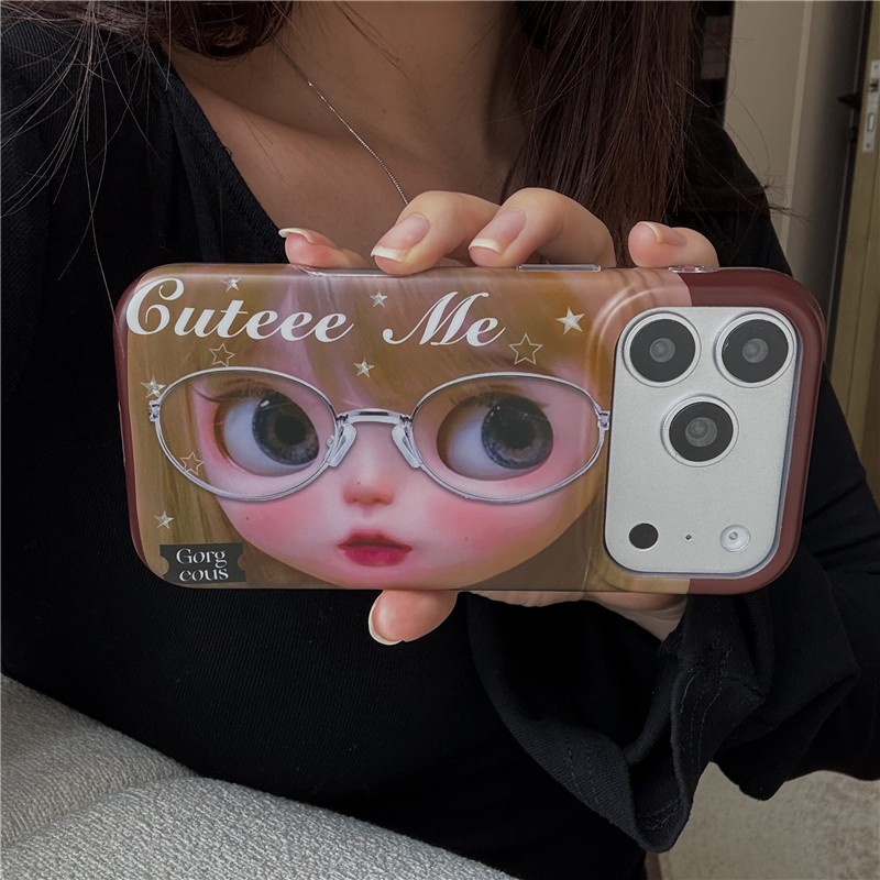IPhone 17 Pro max เคสโทรศัพท์กระบวนการ TPU materia IMD ลายสาวตาโต