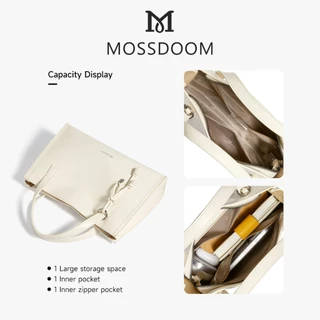 MOSSDOOM Vala Bag กระเป๋าถือสุดคลาสสิค สไตล์เรียบหรู พร้อมสายสะพายข้างปรับระดับได้