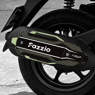 Yamaha fazzio สติ๊กเกอร์ครอบท่อ ท่อไอเสีย muffler ฝาครอบ decals กำหนดเอง