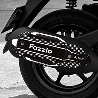 Yamaha fazzio สติ๊กเกอร์ครอบท่อ ท่อไอเสีย muffler ฝาครอบ decals กำหนดเอง