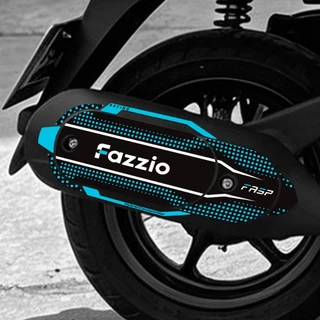 Yamaha fazzio สติ๊กเกอร์ครอบท่อ ท่อไอเสีย muffler ฝาครอบ decals กำหนดเอง