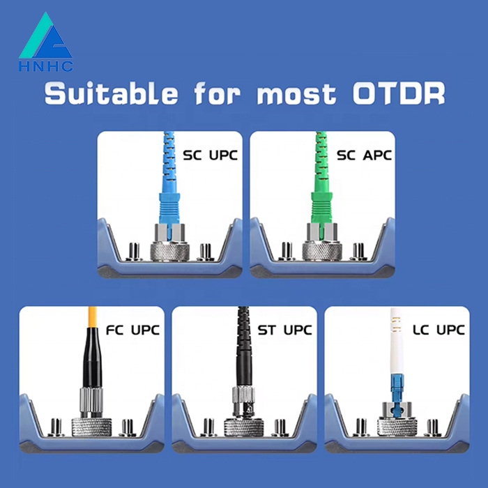 OTDR Connector FC ST LC APC Adaptor OTDR Fiber Optic Connector สําหรับ Optical Time Domain Reflectometer