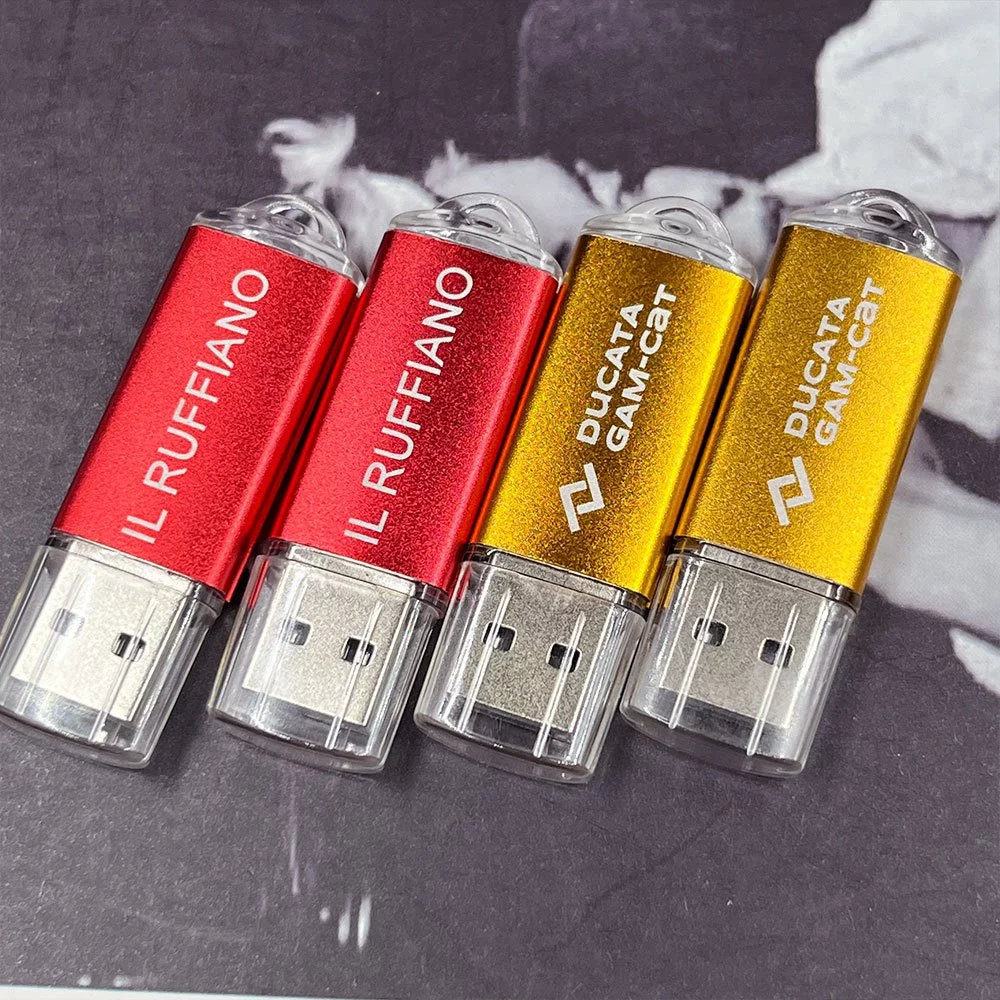 USB 2.0 แฟลชไดรฟ์โลหะ 128GB กันน้ําหน่วยความจําแบบพกพา Stick 64GB ไดรฟ์ปากกา 32GB pendrive 16GB 8GB U Disk 4GB thumbnail 7