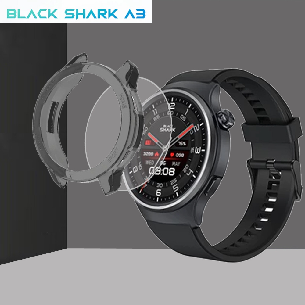เคส Black Shark A3 Case ป้องกันหน้าจอฟิล์มสําหรับ Black Shark A3 นาฬิกา TPU ป้องกัน Scratched ป้องกันกันชน Shell