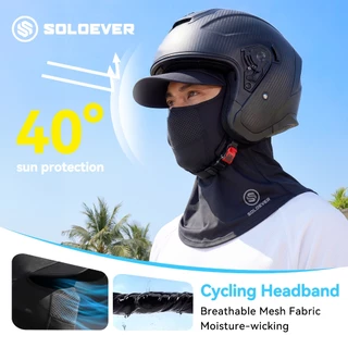 【TH Delivery 】SOLOEVER หมวกพัดลมพลังงานแสงอาทิตย์ UPF50+ หมวกกันแดด หมวกปีกใหญ่ ถอดออกได้ ป้องกันความร้อนและป้องกันรังสียูวี