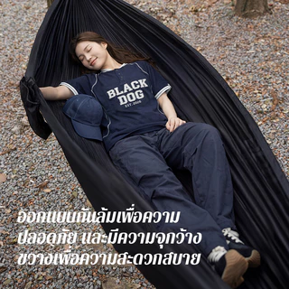 BLACKDOG เปลญวนน้ำหนักเบา Yaoguang ทนทาน กันล้ม ผ้า 70D สำหรับแคมป์ปิ้ง กลางแจ้ง​