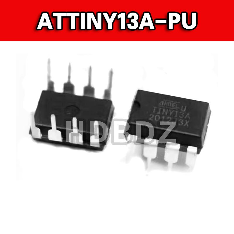 1~5PCS ATTINY13A-PU DIP8 Microprocessor ชิป IC MCU