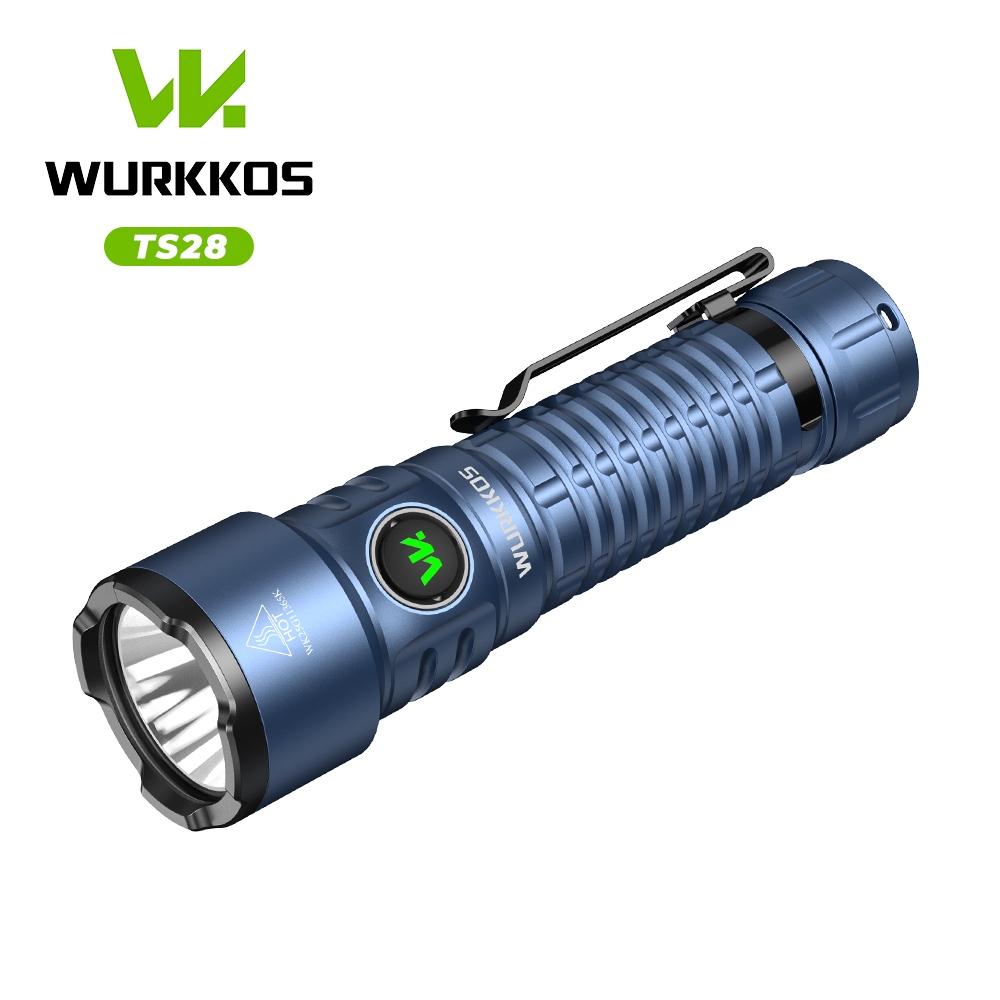 Wurkkos TS28 ไฟฉาย ระยะไกล 3200LM พัฒนาการขับเคลื่อนด้วยกระแสคงที่ ส่งเสริมการทำงานแบบ Ramp และ Step