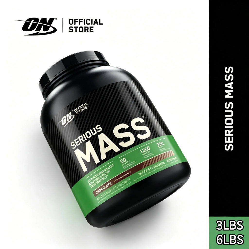 Optimum Nutrition Serious Mass 3lbs และ 6lb - Gym Mass Gainer