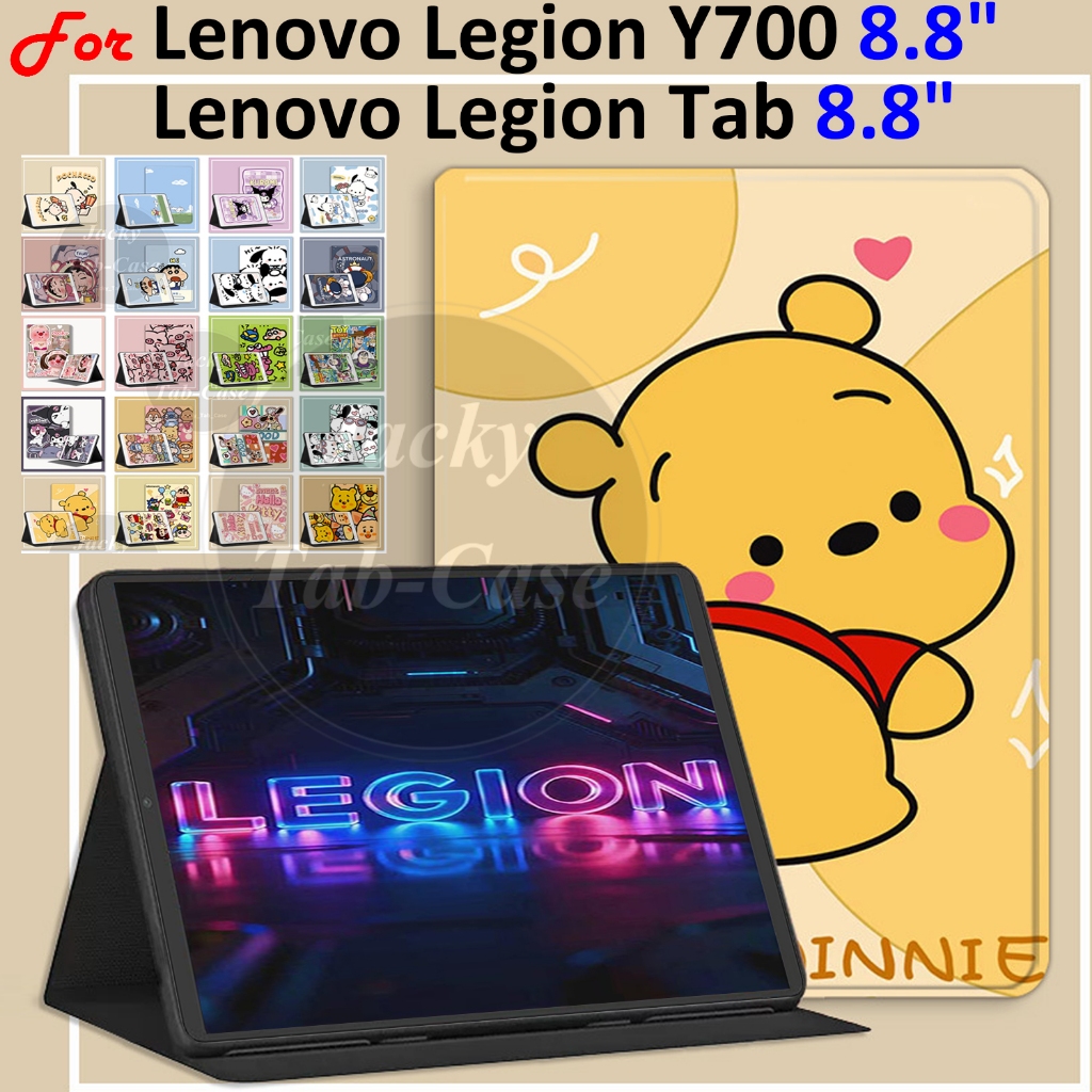 สําหรับ Lenovo Legion Y700 8.8 นิ้วแฟชั่นรูปแบบการ์ตูนฝาครอบ, 2026 TB323FU TB322FC TB321FU TB320 5th 4th 3rd 2nd 1st Gen 5 4 3 2 กรณี