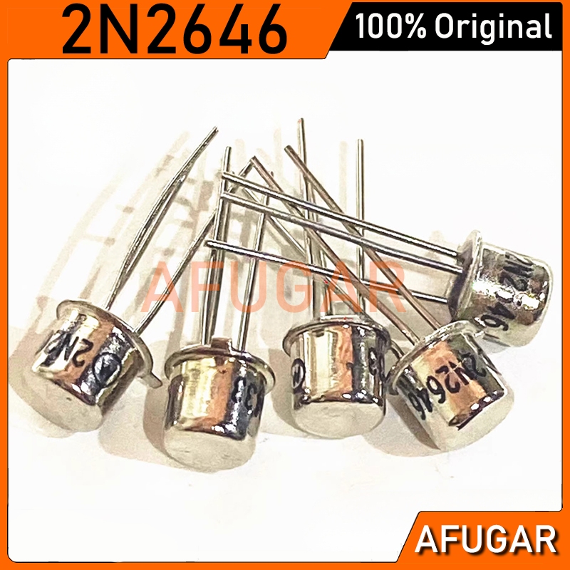3 ชิ้น Original 2N2646 TO-18 Silicon Unijunction ทรานซิสเตอร์ใหม่ต้นฉบับ