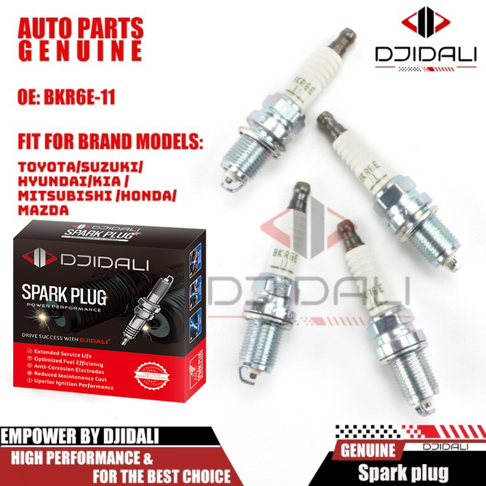 4 ชิ้น bkr6e-11 หัวเทียนสําหรับ toyota/ /hyundai /kia /mazda /mitsubishi /honda 4 ชิ้น