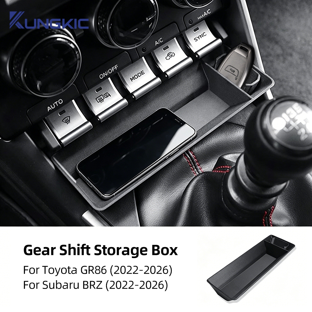 สําหรับ Toyota GR86 Subaru BRZ 2022-2026 Centre คอนโซลกล่องเก็บเกียร์ภายใน Organiser Conversion อุปกรณ์เสริม