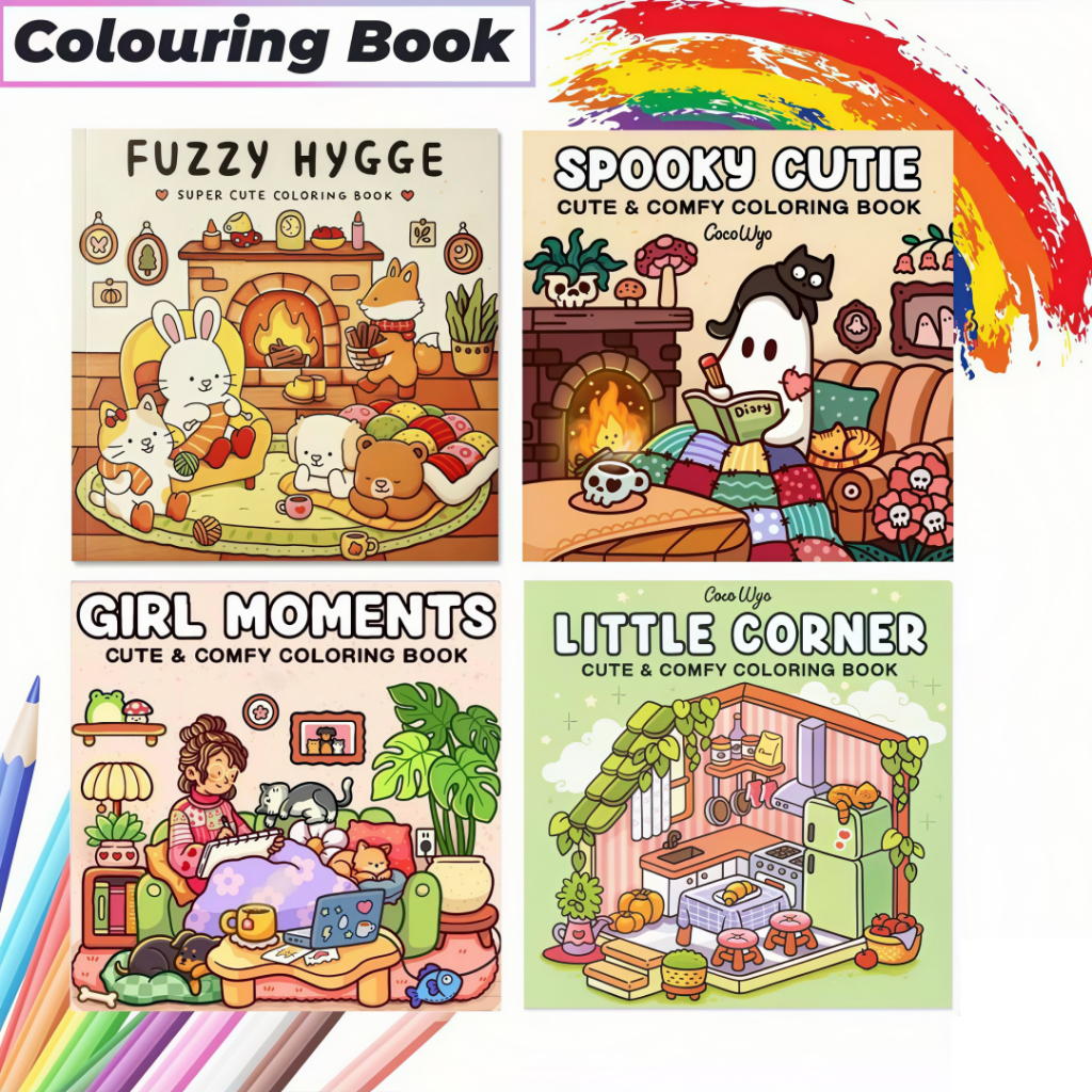 สมุดระบายสี หนังสือวาดภาพกราฟฟิตีเพื่อการศึกษาหนังสือกราฟฟิตีผู้ใหญ่และวัยรุ่นเครื่องมือปลดความเครียดช่วยคลายความกดดัน Doodles Book ผู้ใหญ่และวัยรุ่น ของเล่นเด็ก สมุดระบายสีเด็ก  สมุดละบายสี