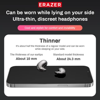 ERAZER XF58 LED หูฟังบลูทูธไฮไฟ V6.0 AI หูฟังแปล ENC หูฟังไร้สายตัดเสียงรบกวนอัตโนมัติ
