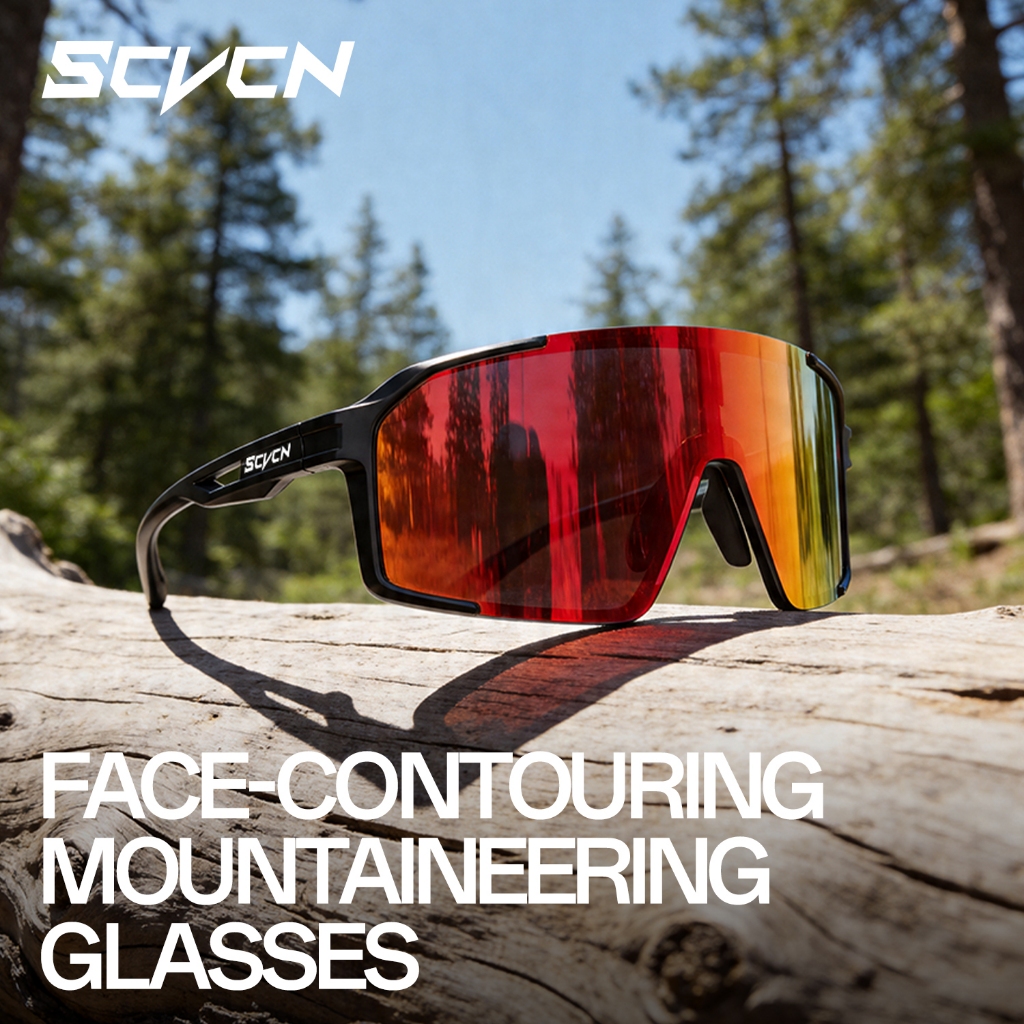 SCVCN แว่นตากันแดด Photochromic สําหรับขี่จักรยานและกีฬากลางแจ้ง ผู้ชาย/ผู้หญิง เลนส์เปลี่ยนสี