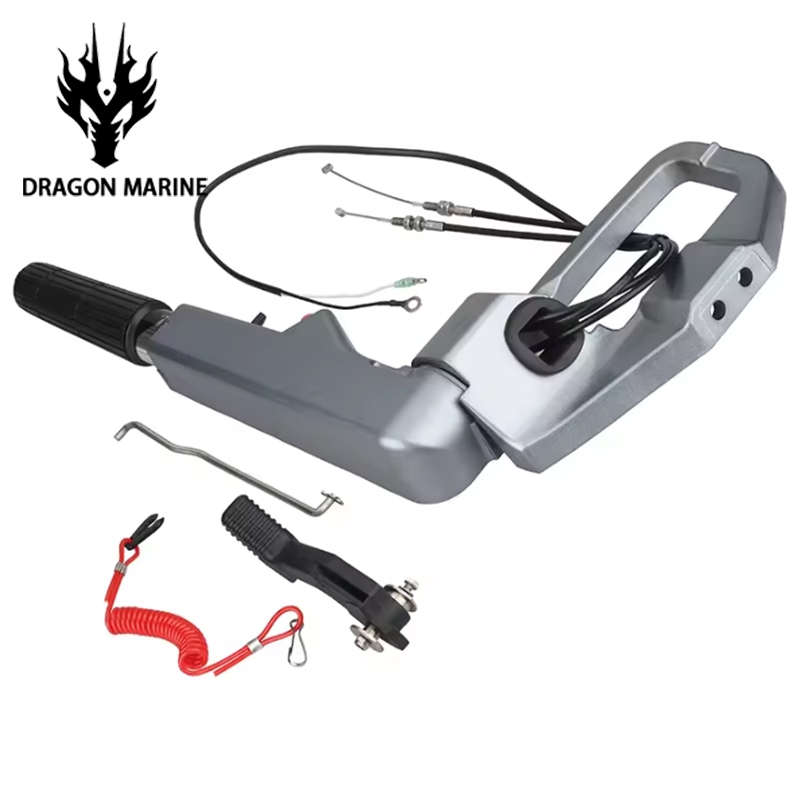 66T-W0084 พวงมาลัย Assy สําหรับ Yamaha 2 จังหวะ 40HP E40X สําหรับ Parsun 40HP 66T-W0084-02-4D เรือมอเตอร์