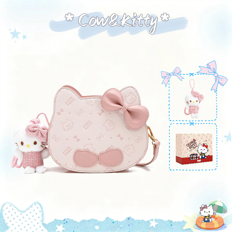 กระเป๋าสะพายไหล่สีพาสเทล Cow&Kitty ดีไซน์แฟชันสำหรับผู้หญิง