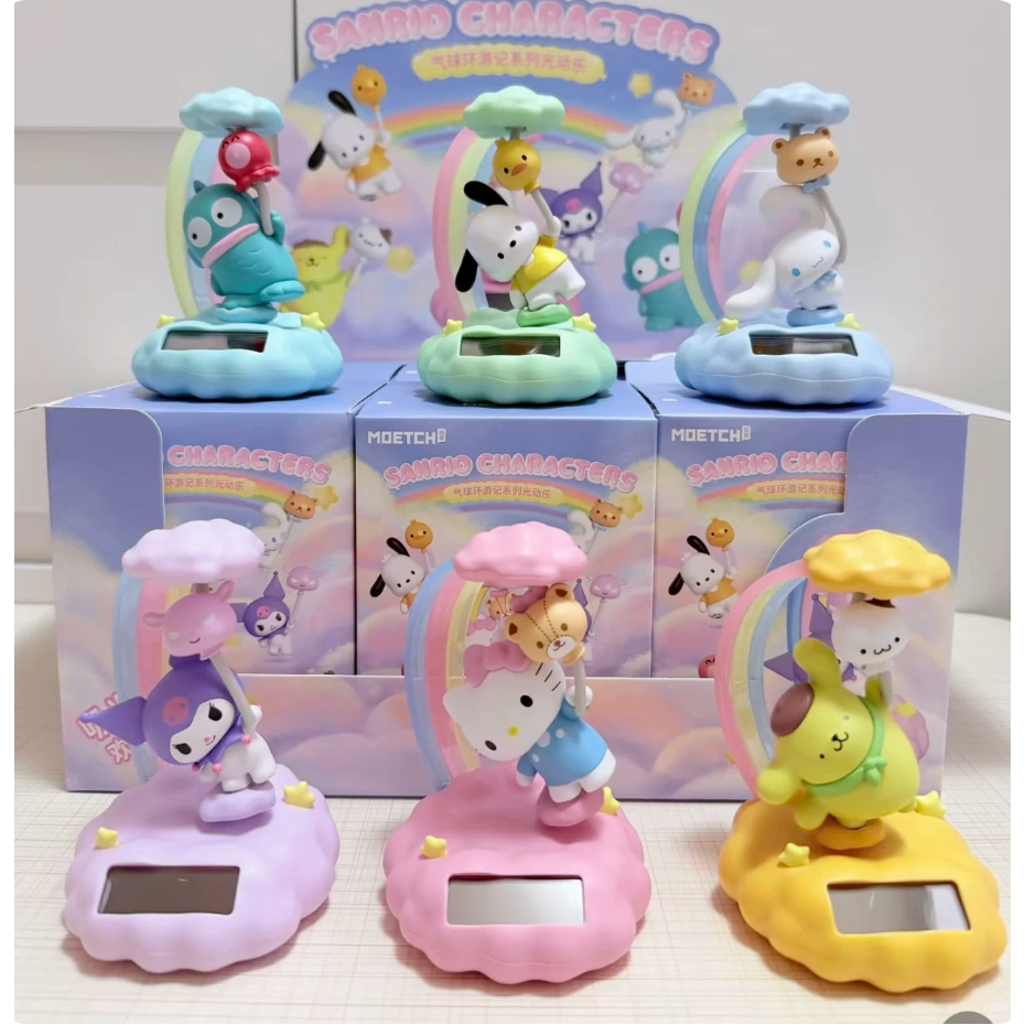 Sanrio Balloon Adventure Series พลังงานแสงอาทิตย์รูปกล่องตาบอด6 ชิ้น