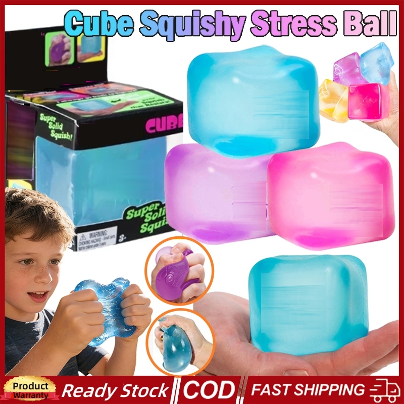 Nice Cube Schylling Cube Squishy Stress Ball Fidget ของเล่น Super Solid Squishy ของเล่นช้า Rising Squeeze Ball Ice Baby Pinch Decompression ของเล่นเด็ก ASMR