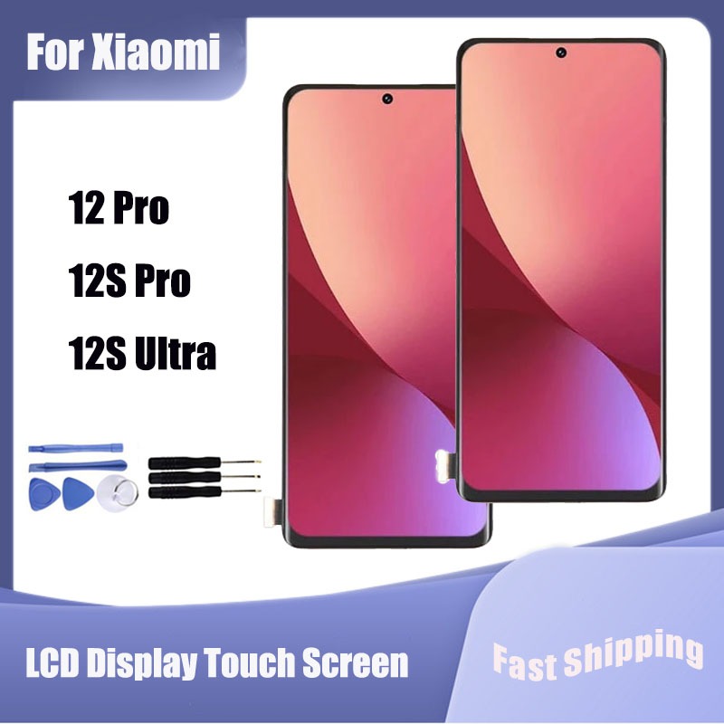 สําหรับ Xiaomi 12 Pro 12S Pro 12S Ultra จอแสดงผล LCD Touch Screen Digitizer Assembly Replacement