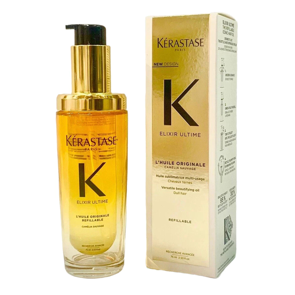 Win-Win KÉRASTASE Elixir Ultime Lhuile Originale Hydrating Hair Oil​ รีฟิล 75มล