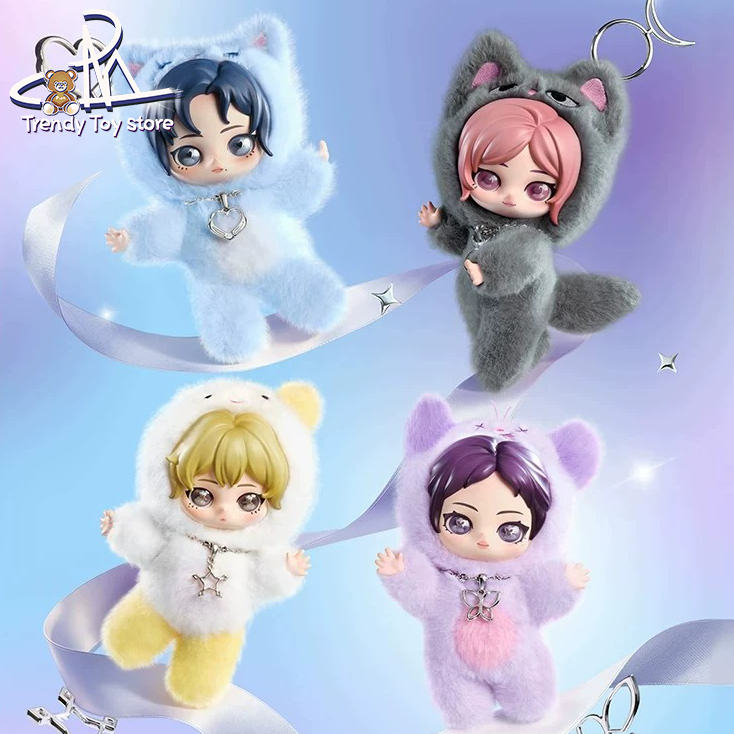 【คลังสินค้าพร้อม】 Aespa Fluffy  Club Series ตุ๊กตาตุ๊กตาจี้ Mystery Box Peripheral Gift