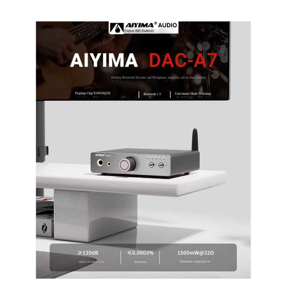 AIYIMA DAC-A7 รองรับ Bluetooth 5.4 และ LDAC