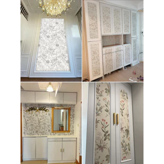 80 ออกแบบ new PVC วอลล์เปเปอร์กันน้ํา wallpaper ติดผนัง Self-กาวดอกไม้วอลล์เปเปอร์สติกเกอร์สําหรับห้องนอน