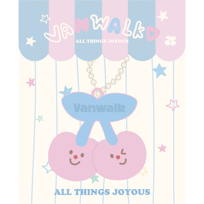 Vanwalk ตกแต่งกระเป๋าน่ารัก สนุกที่ถอดออกได้ ตกแต่งสากล Key Chain W1113/W1142